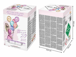 Helium na 20 balónků